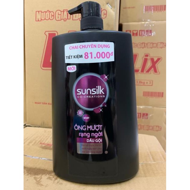 Dầu gội Sunsilk óng mượt dạng ngừoi  1.4kg