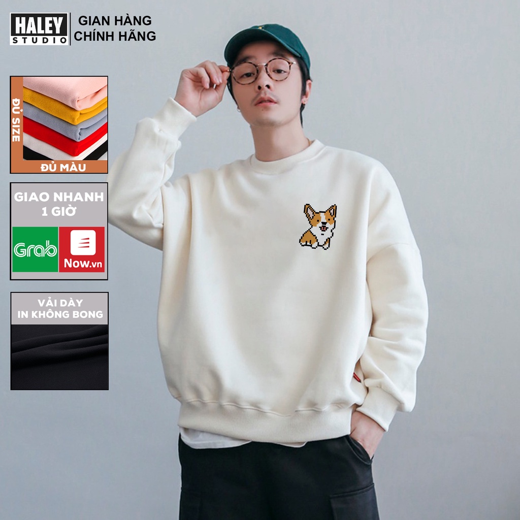 Áo Sweater Cún cute Nam Nữ unisex Chất nỉ bông đẹp thu đông phong cách Hàn Quốc cá tính mã HD231 Quà tặng ngẫu nhiên
