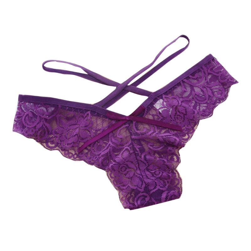 Quần Lót Ren Lọt Khe Dây Chéo Lưng Gợi Cảm Cho Nữ