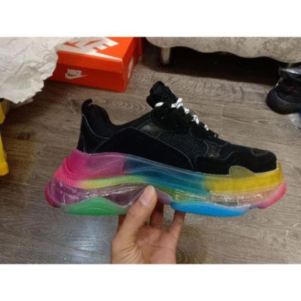 𝐒𝐀𝐋𝐄🌺𝐓Ế𝐓 [Nike022](ẢNH THẬT+VIDEO) GIÀY BALENCIAGA TRIPS ĐEN ĐẾ 7 MÀU uy tin . 2020 ✔️ 2020 new . ! ..