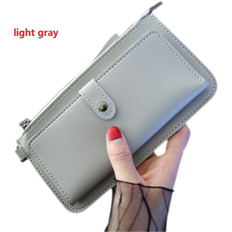 Ví cầm tay da PU khóa kéo thanh lịch và thời trang cho nữ | BigBuy360 - bigbuy360.vn