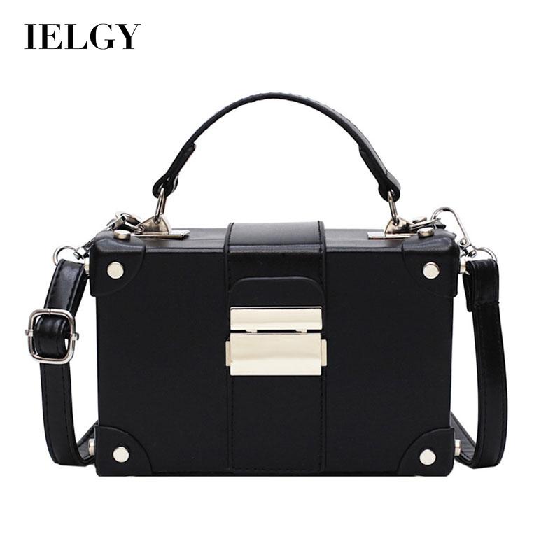 Túi đeo vai IELGY dáng vuông cỡ nhỏ thiết kế đơn giản thời trang cho nữ