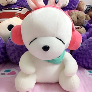 Gấu thỏ Mashimaro đeo headphone