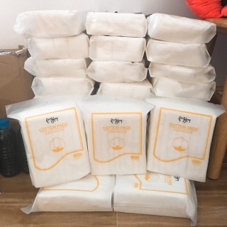 Bông Tẩy Trang 3 Lớp Cotton Pads 222 Miếng Tẩy Trang Da Mặt
