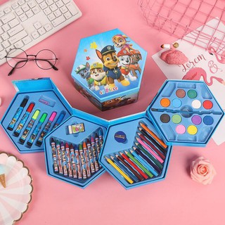 Bộ hộp màu 4 tầng lục giác cho bé
