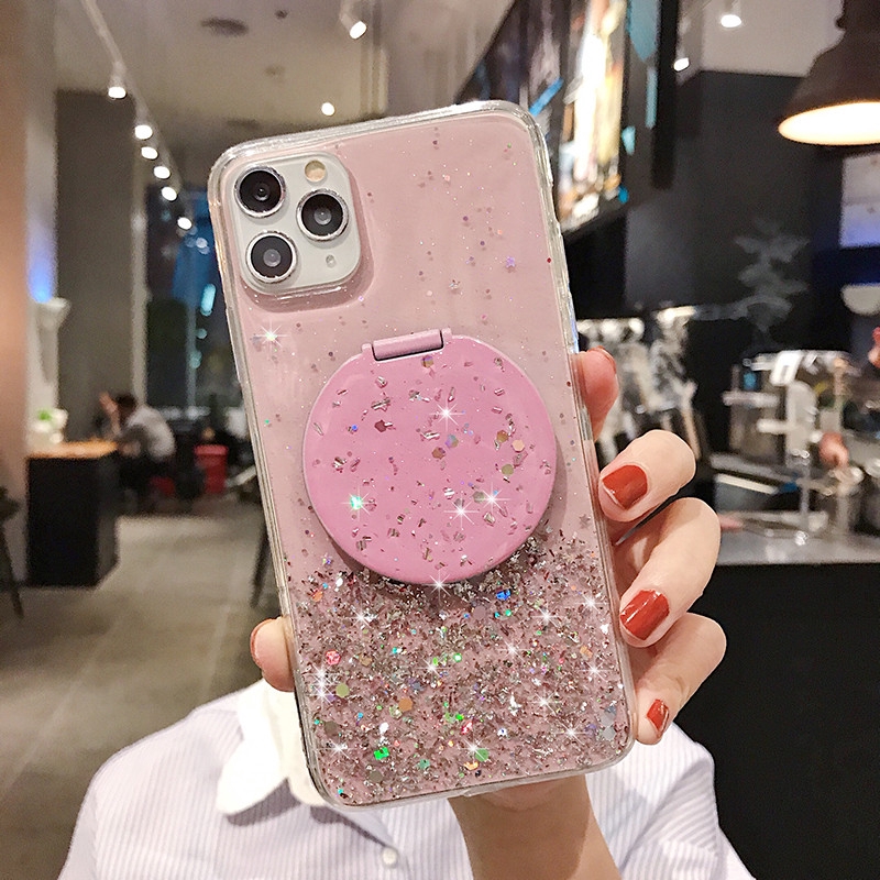Ốp điện thoại TPU có gương soi cho Xiaomi Redmi Note 7 8 Pro K20 8A 6A Mi 6X 5X A2 A1