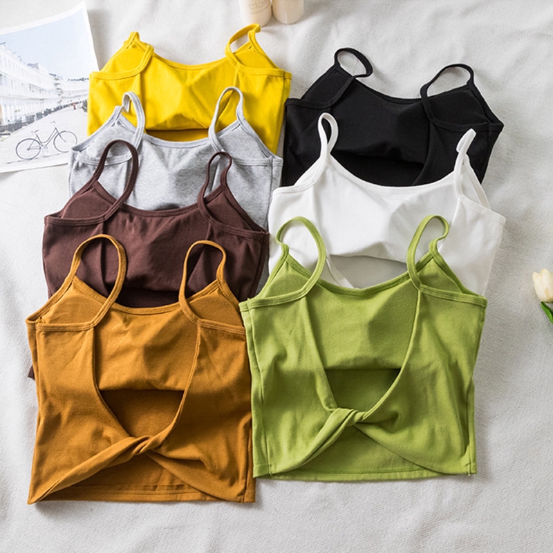 Áo Tank Top Màu Trơn Thời Trang Hàn Quốc Mới
