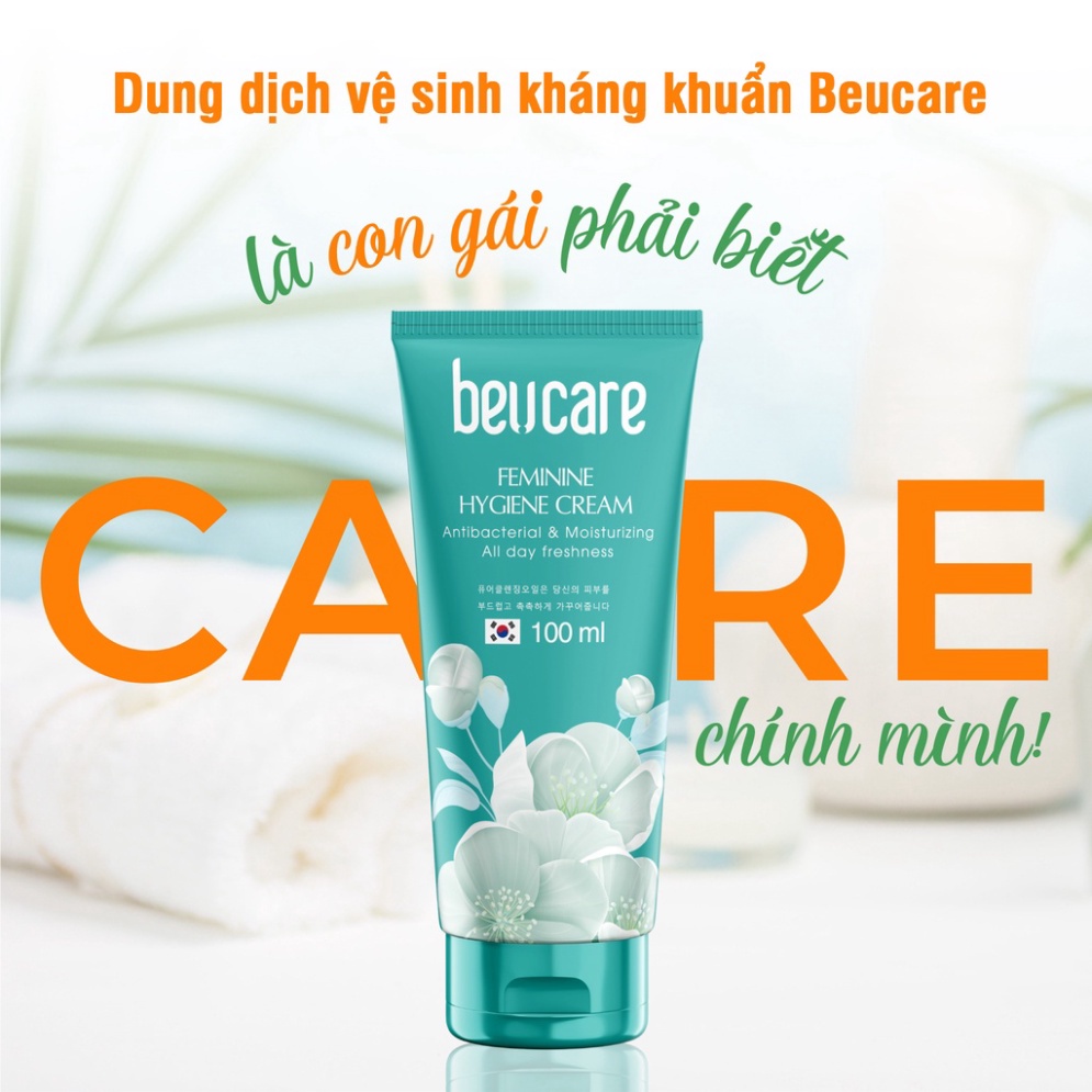 Dung dịch vệ sinh phụ nữ Beucare và vệ sinh cốc nguyệt san 100ml