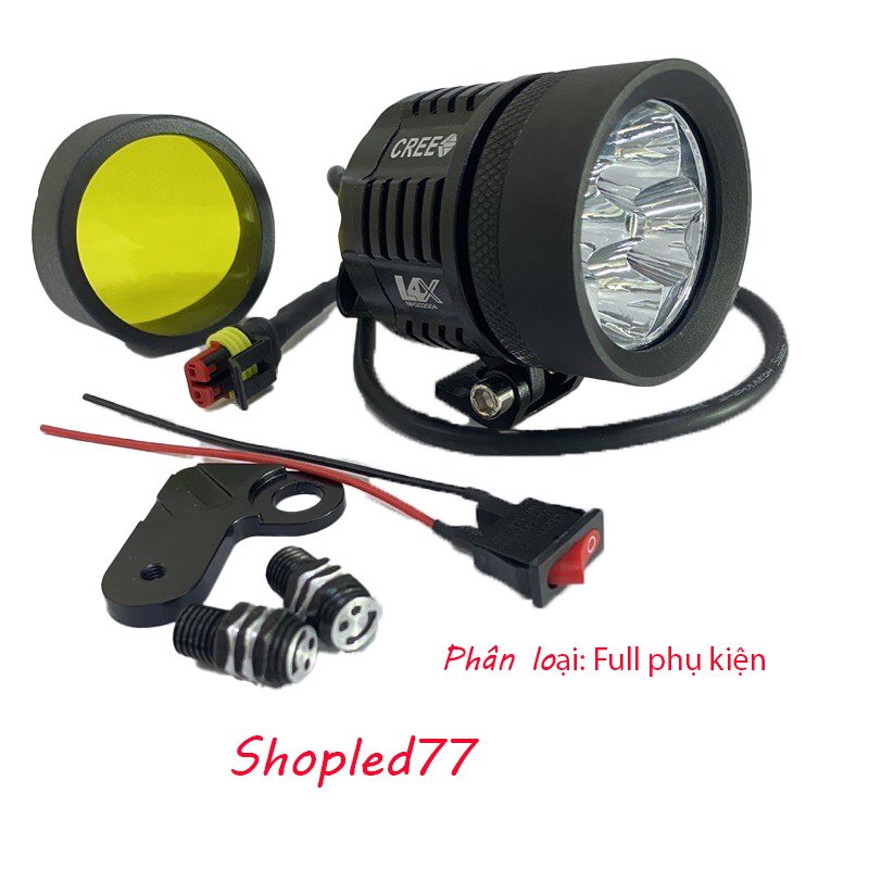 đèn trợ sáng l4x loại 1 chống nước bảo hành 1 năm Full phụ kiện