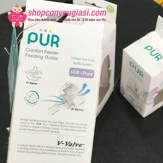 Bình Sữa Pur Cổ Thường Comfort Feeder 120ml MS1902