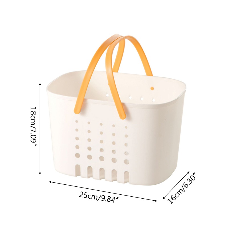 Giỏ Đựng Đồ Dùng Nhà Tắm Có Tay Cầm Thiết Kế Nhỏ Gọn Tiện Dụng