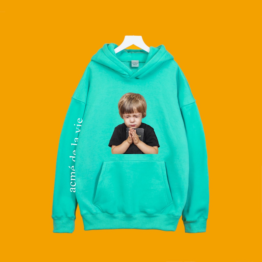 Áo nỉ Hoodie ADLV BÉ CẦU NGUYỆN Hogoto shop , Áo hoodie nam nữ nỉ bông cotton