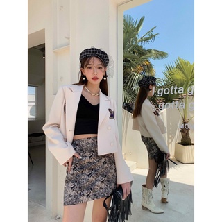 Iris Boutique IB049 22/SS polar bear blazer-Áo blazer