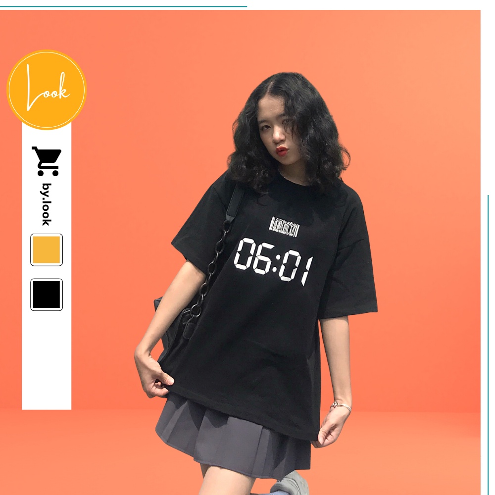 Áo thun unisex LM Time 6001 phông tay lỡ nữ form rộng Freesize | BigBuy360 - bigbuy360.vn