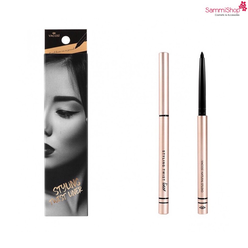 Kẻ mắt dạng gel Vacosi Natural Studio Styling Twist Liner