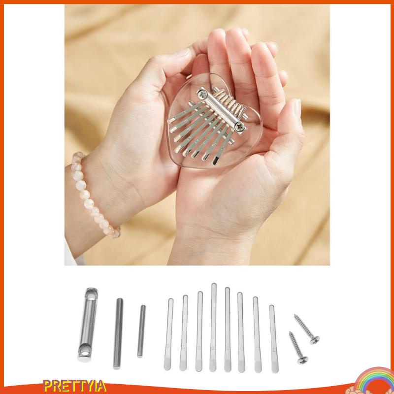 Phụ kiện 8 phím đàn kalimba kèm ốc vít cho người mới bắt đầu