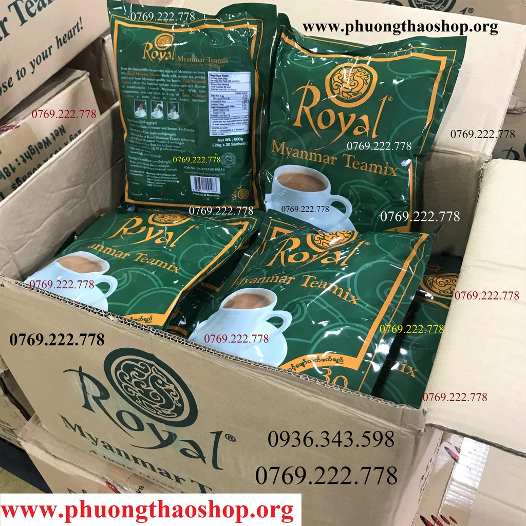 Trà Sữa Royal Myanmar Teamix 30 gói