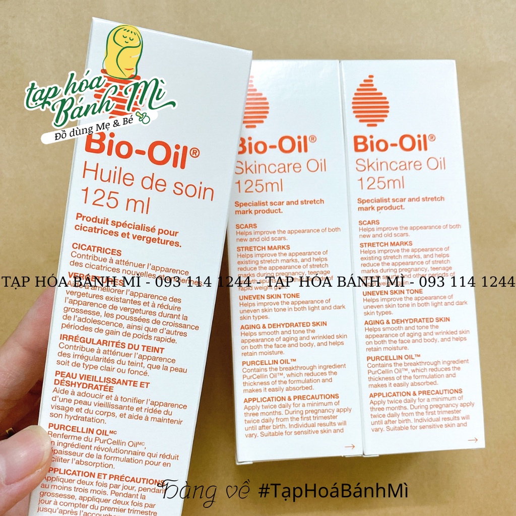 Dầu dưỡng ngăn rạn da dành cho bà bầu Bio Oil 60ml và125ml