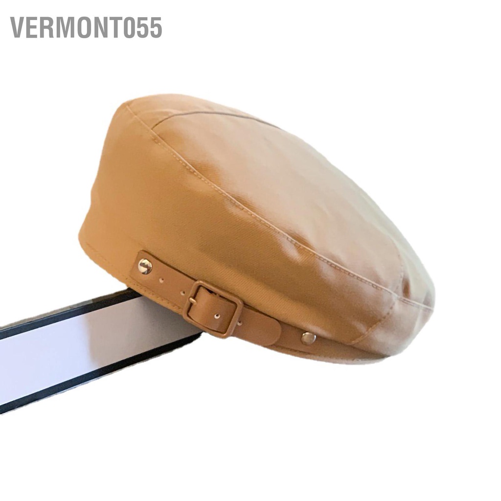 Vermont055 Màu sắc đơn giản Mũ beret Phong cách Preppy Newsboy nhẹ nghệ sĩ dành cho nữ Cô gái
