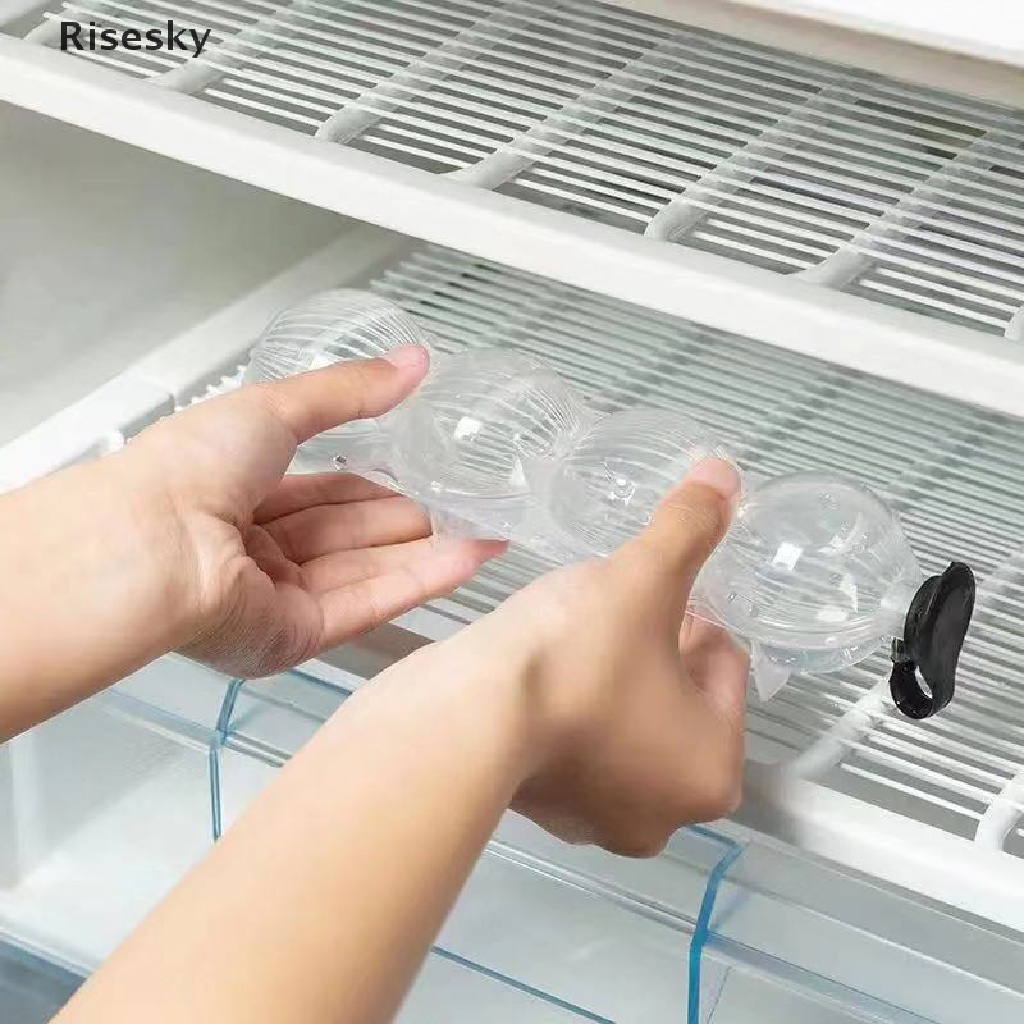 Khuôn Làm Đá 4 Ngăn Bằng Silicon Mềm Mới