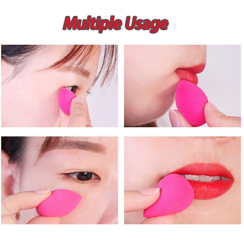 BORAG Set 6 Mút Trang Điểm Tán Kem Nền Hình Giọt Nước