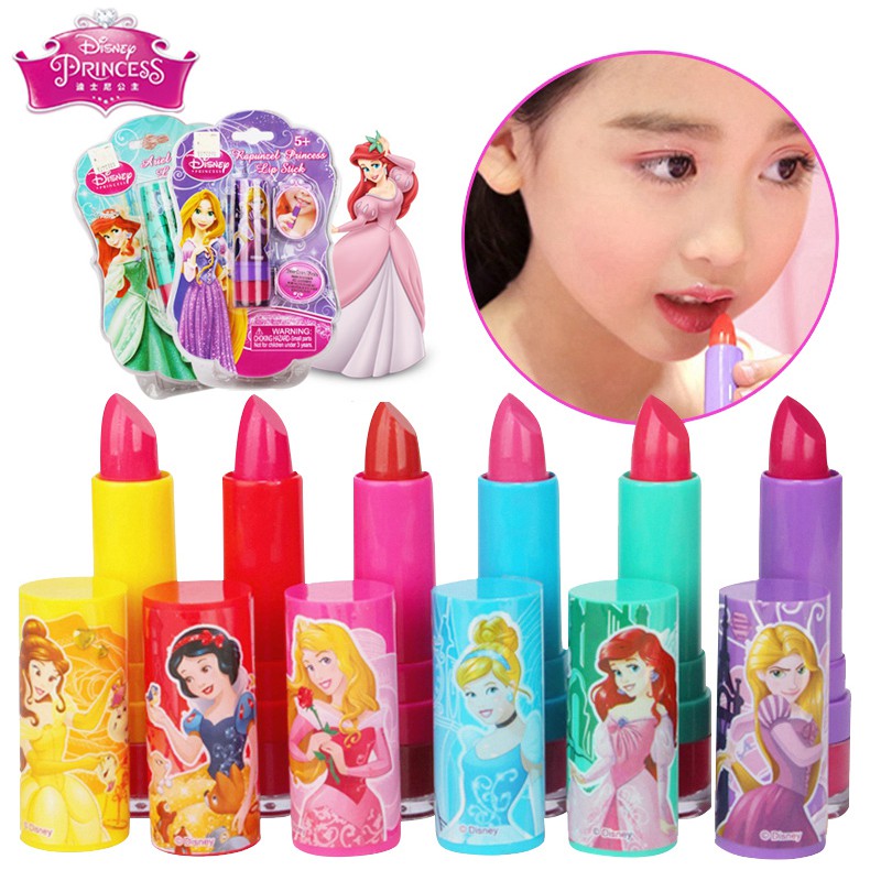 Disney Son Môi Dưỡng Ẩm Trang Điểm Phong Cách Công Chúa Cho Bé Gái