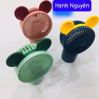 [Cute]Quạt cầm tay tai chuột nhỏ xinh