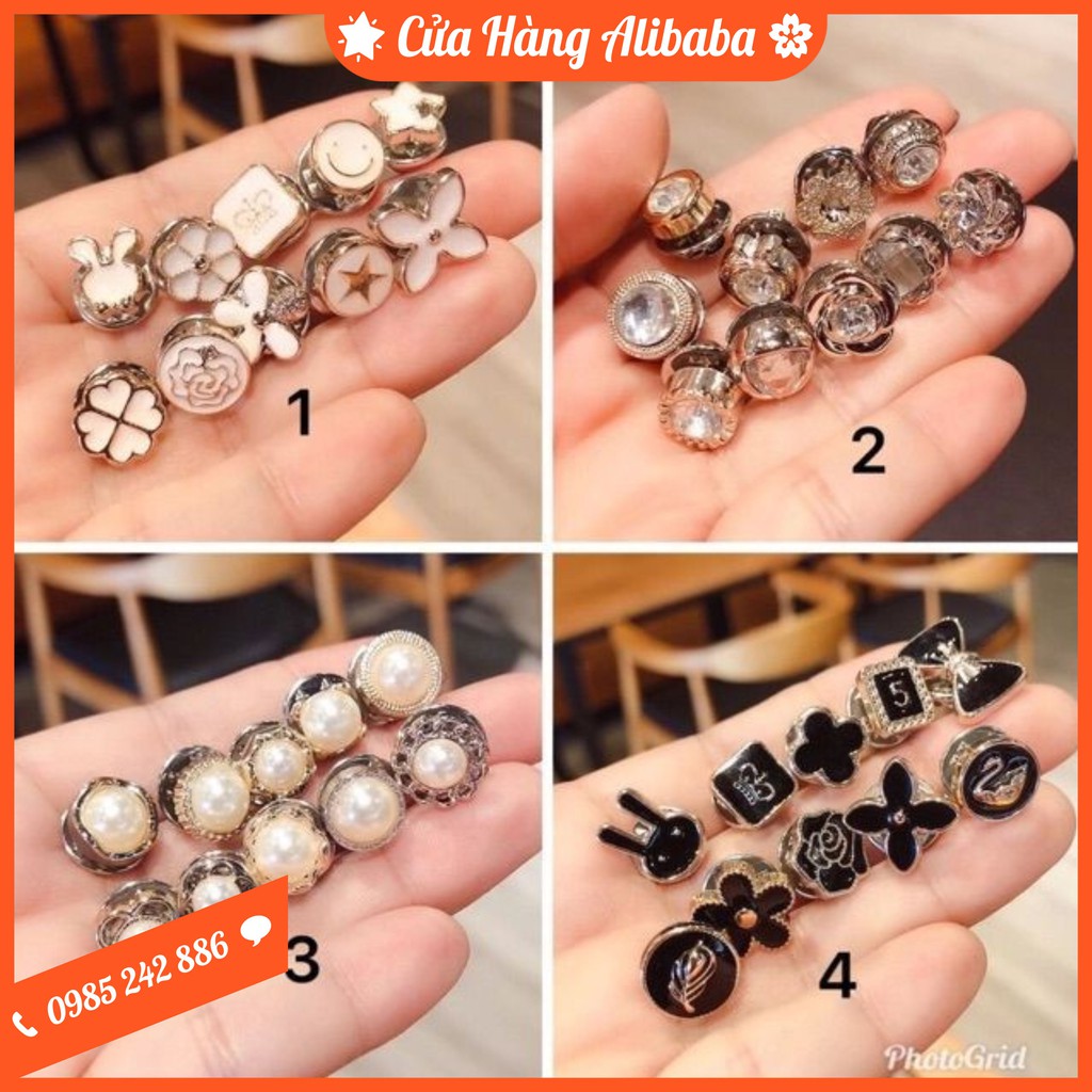 SET 10 Châm Cài Áo - Khuy Cài Áo Xinh Xắn (CÓ CHỌN MẪU)