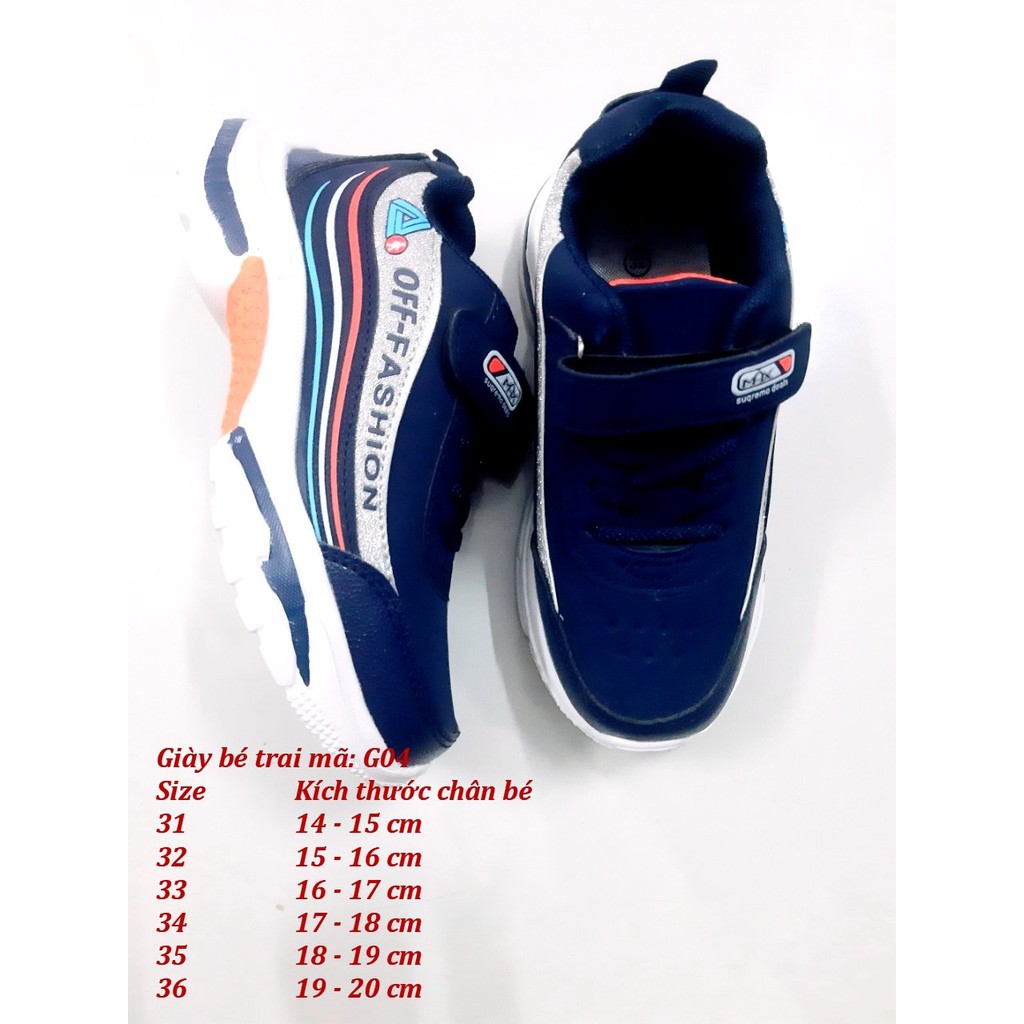Giày bé trai G04