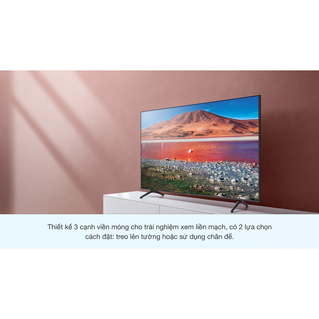 (Miễn phí vận chuyển lắp đặt Hà Nội) Smart Tivi Samsung 4K 65 inch 65AU7000 UHD