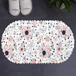 Thảm cao su chống trượt 60cm - thảm 3D trang trí nhà tắm phòng bếp