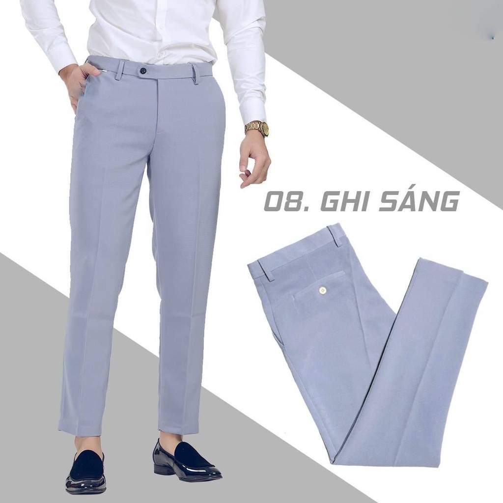 [DÀY DẶN - CHẤT ĐẸP] Bộ sưu tập Quần Âu công sở co giãn cao cấp dáng Hàn Quốc ống côn.