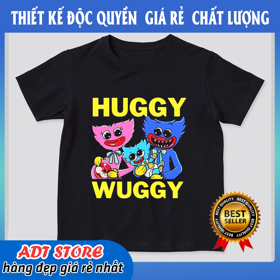 Áo thun trẻ em in hình game poppy playtime búp bê huggy wuggy độc đẹp cực chất
