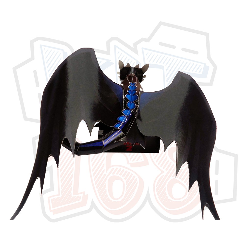 Mô hình giấy Anime Rồng Toothless (How to Train Your Dragon 2) (Size lớn)