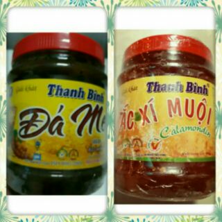 Combo 4 hủ ( 2 hủ tắc xí muội + 2 hủ đá me ) 900g