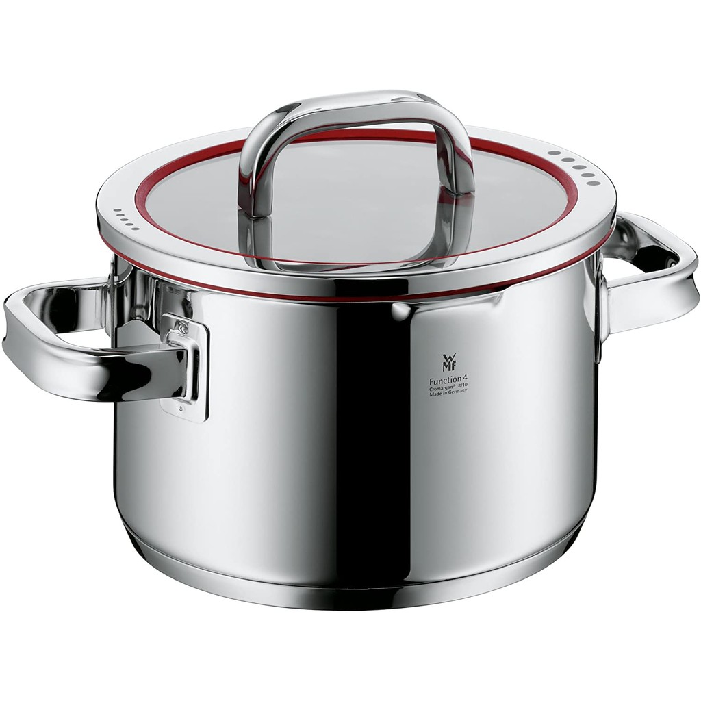 Bộ nồi 4 món WMF Function có quánh dập đáy nồi Germany - viền đỏ