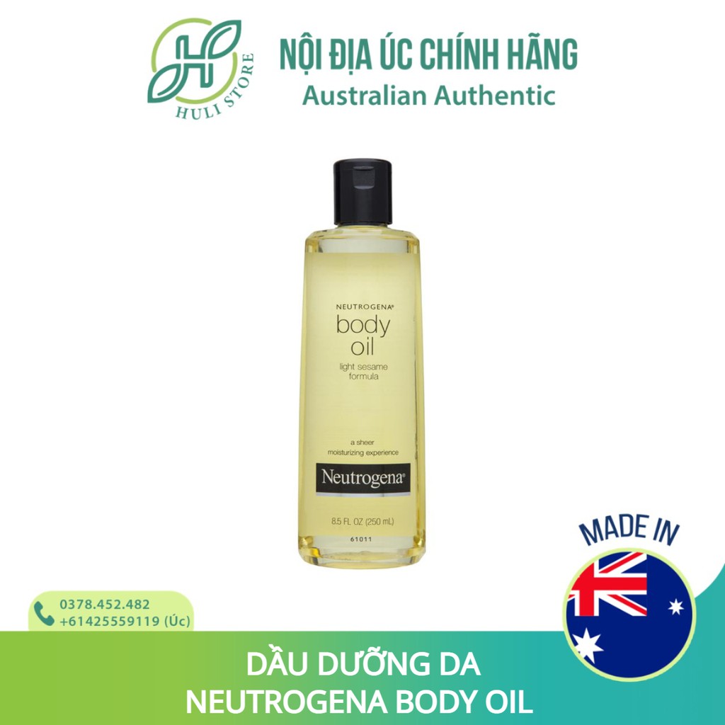 Dầu dưỡng da Neutrogena® Body Oil Light Seasame 250ml có mùi | BigBuy360 - bigbuy360.vn