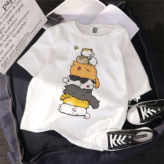 Áo thun Cotton Unisex - Mèo - Ngộ nghĩnh - Những chú mèo dễ thương