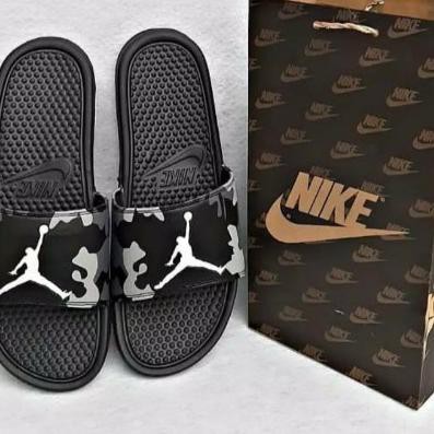 Giày Sandal Thể Thao Nike Benassi Air Jordan Grade Ori 5.5 Lần 4.4 Cho Nam