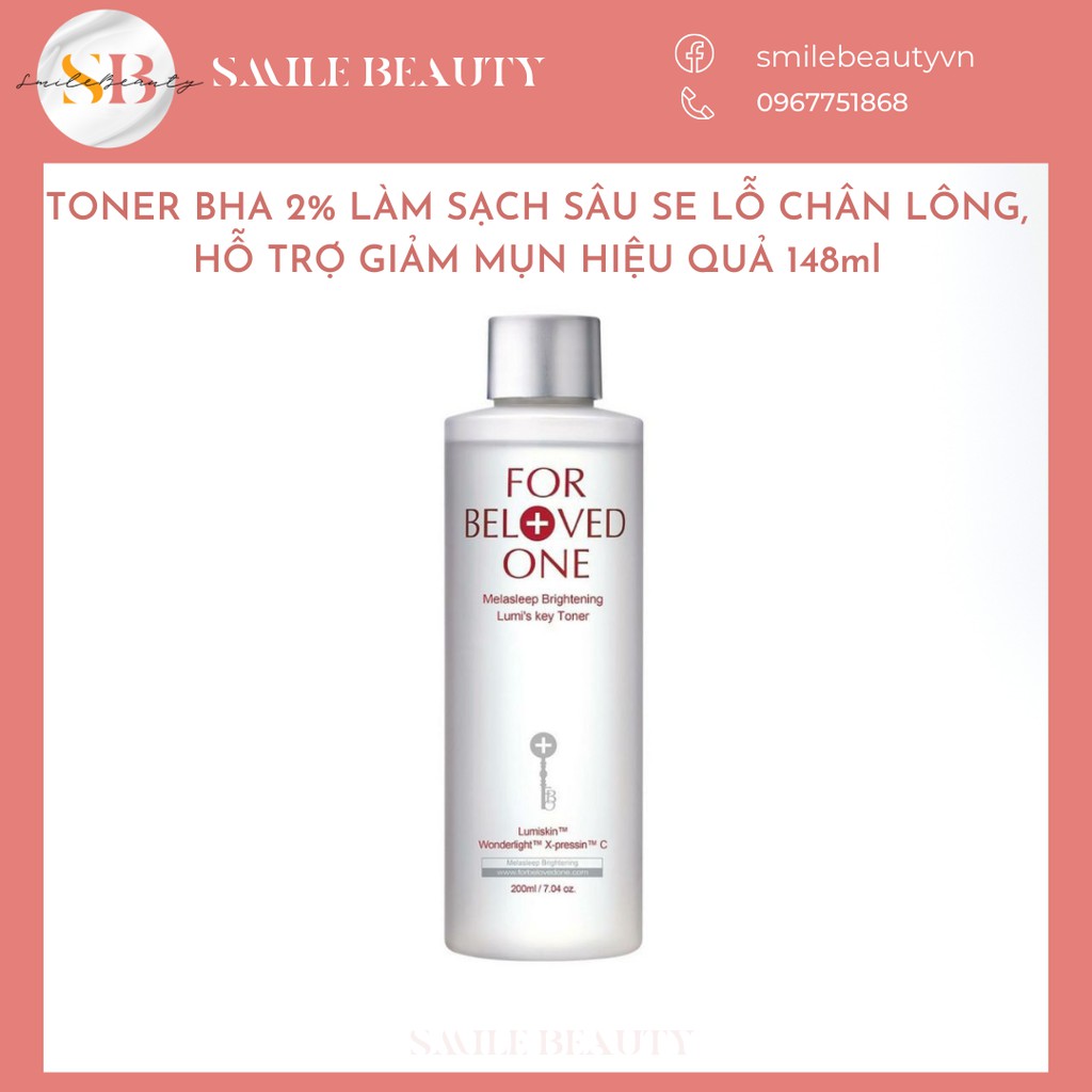 Toner BHA 2% 148ml làm sạch sâu, se lỗ chân lông, hỗ trợ giảm mụn hiệu quả [CHÍNH HÃNG]