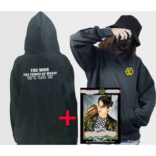 Áo Hoodie Power EXO + Tặng Card Baek