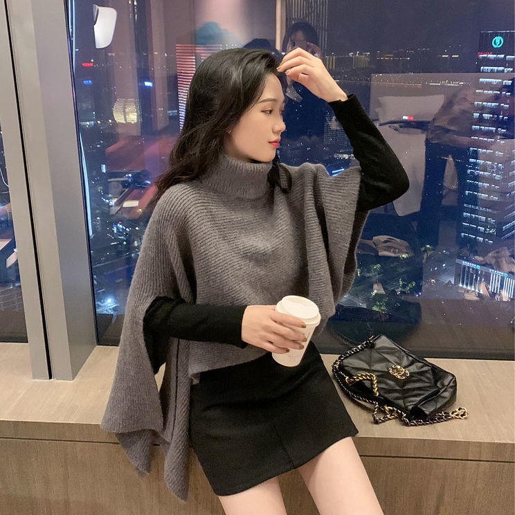 ♟Áo Choàng Cổ Cao Chất Liệu Dày Dặn Màu Sắc Thời Trang Thu Đông Cho Nữ | BigBuy360 - bigbuy360.vn