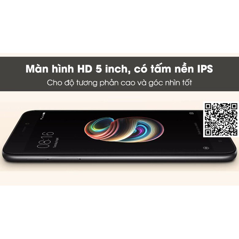 1249 Điện Thoại Xiaomi Redmi 5A (16GB/2GB) Màu bạc - Hàng Chính Hãng