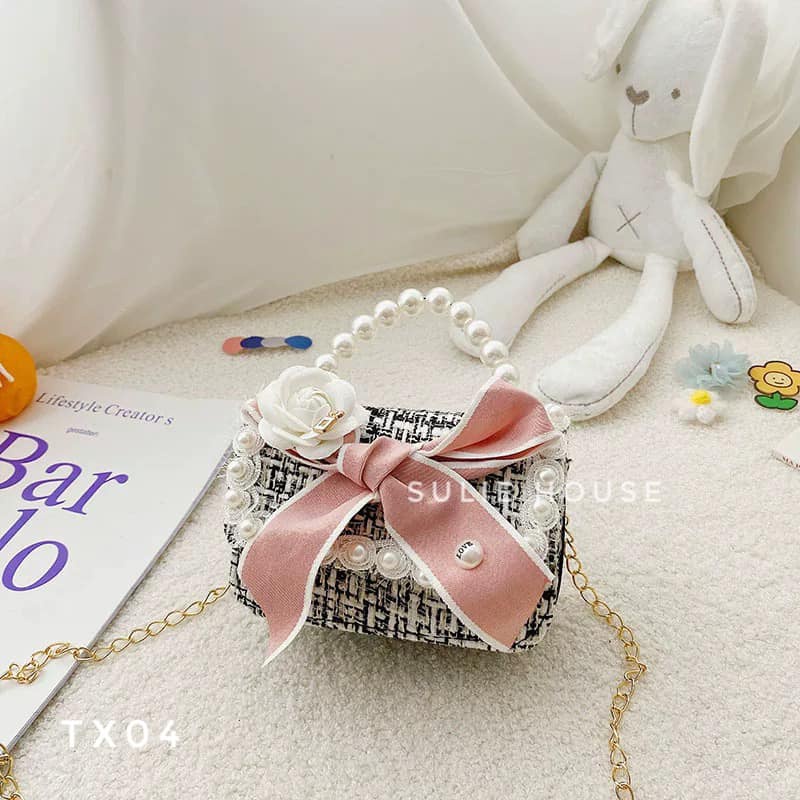 Túi xách dạ tweed cao cấp - TX04