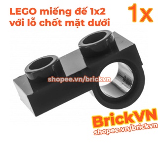 [1 Cái] LEGO Tấm Đế Đen 1x2 Với Lỗ Chốt Mặt Dưới ID 6192309 28809