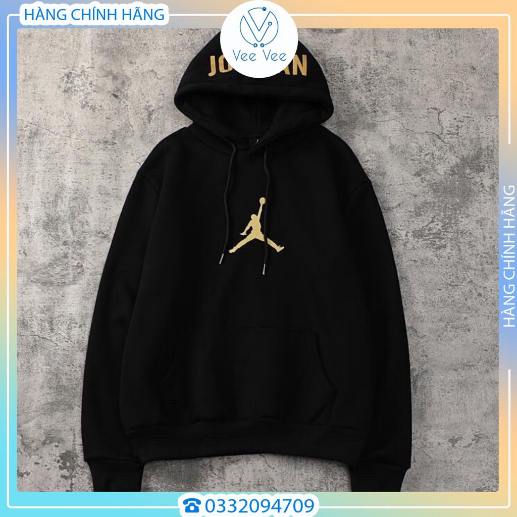 Áo hoodie Ni.ke Jor.dan đen hàng vnxk - Hoodie bóng rổ có sẵn full size nam nữ[Chính hãng - Free ship full box]