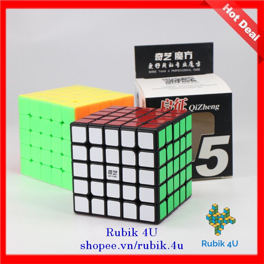 Rubik 5x5 Qiyi QiZheng Khối Lập Phương Rubik 5 Tầng