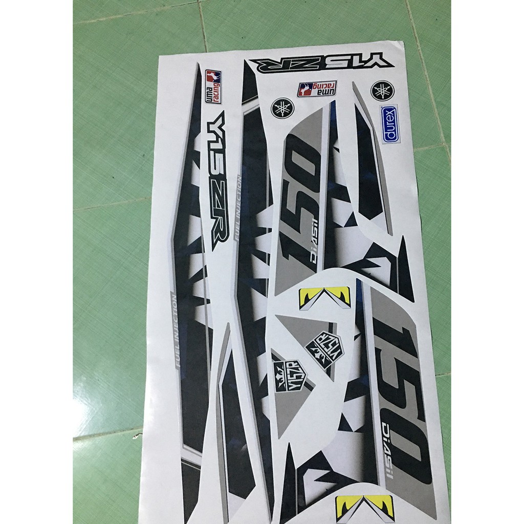 Tem exciter 150 bạc đen