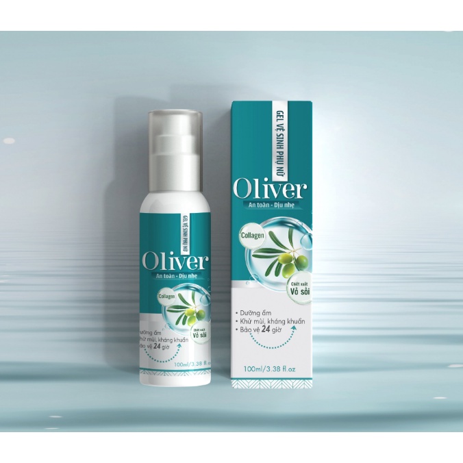 Gel dung dịch vệ sinh phụ nữ Oliver, Làm sạch nhẹ nhàng, khử mùi hôi, duy trì độ ẩm