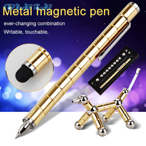 Magnetic Pen Modular Polar Metal Magnet Creative Fun Ball Anti Stress Focus Fidgets Gift